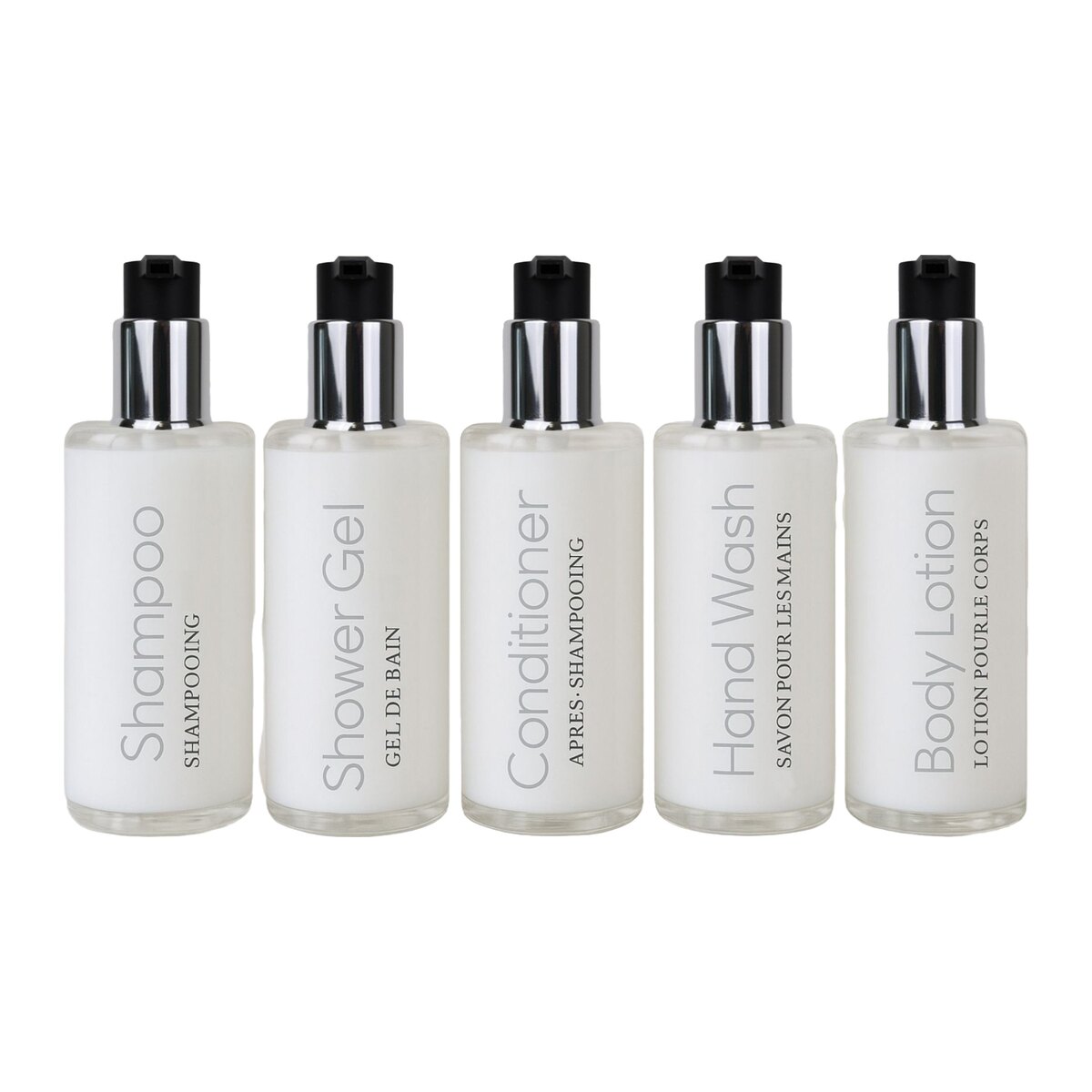 Lande L'Essentiel, minimalistička hotelska kozmetika, dozeri 350 ml i bočice 37 ml