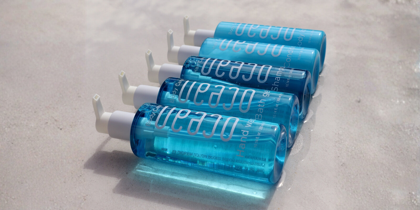 Lande Ocean, hotelska kozmetika sa mirisom mora, dozeri 300 ml i bočice 30 ml