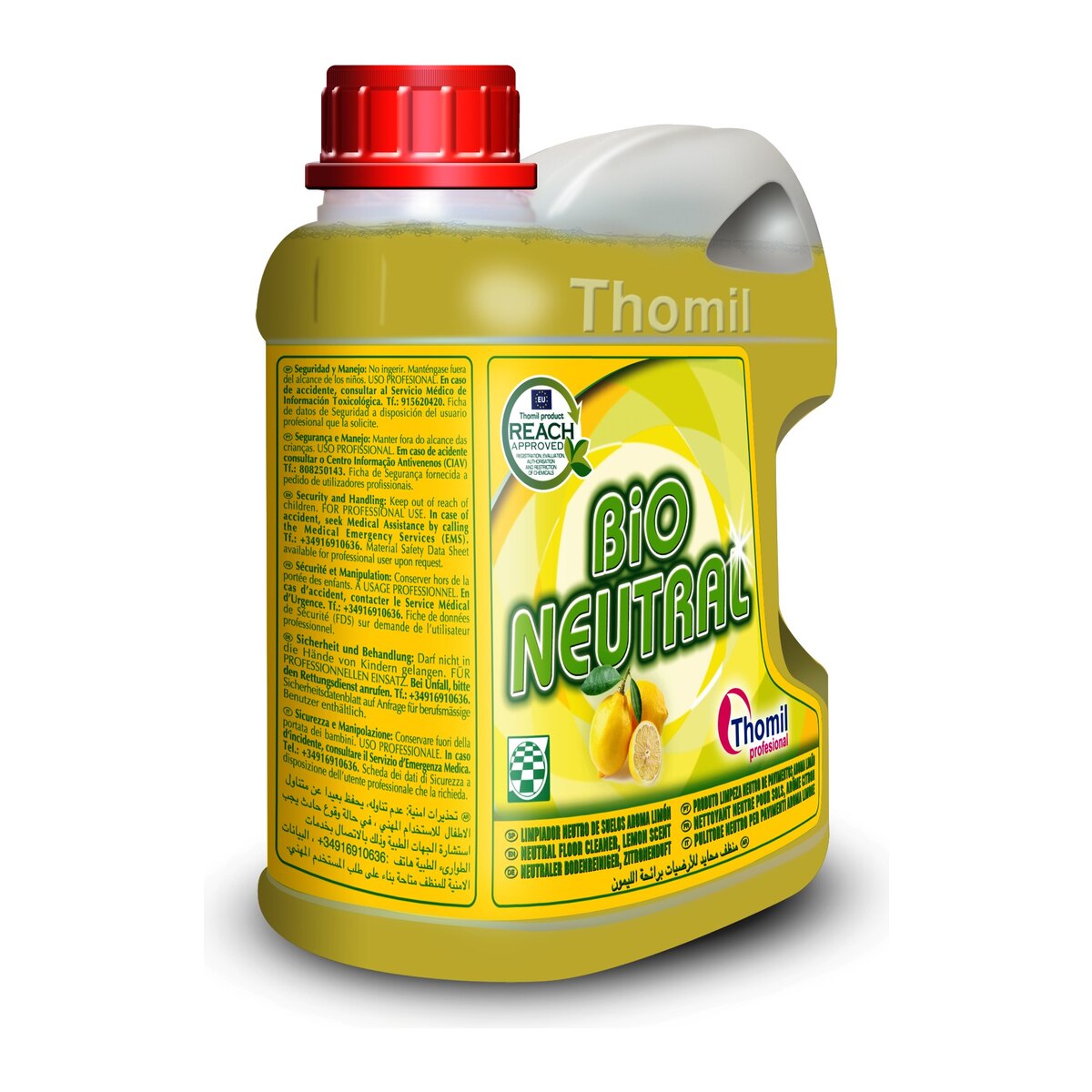 Thomil Bio Neutral Lemon, neutralno sredstvo za podove sa mirisom limuna, 4 l