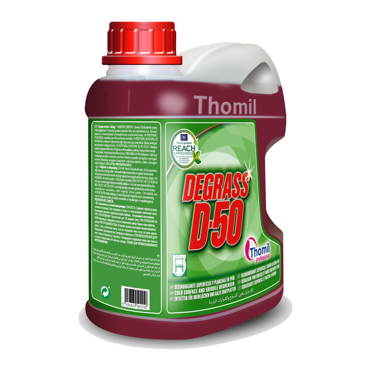 Thomil Degrass D-50, odmašćivač za ploče, rerne i nape, 4,7 kg