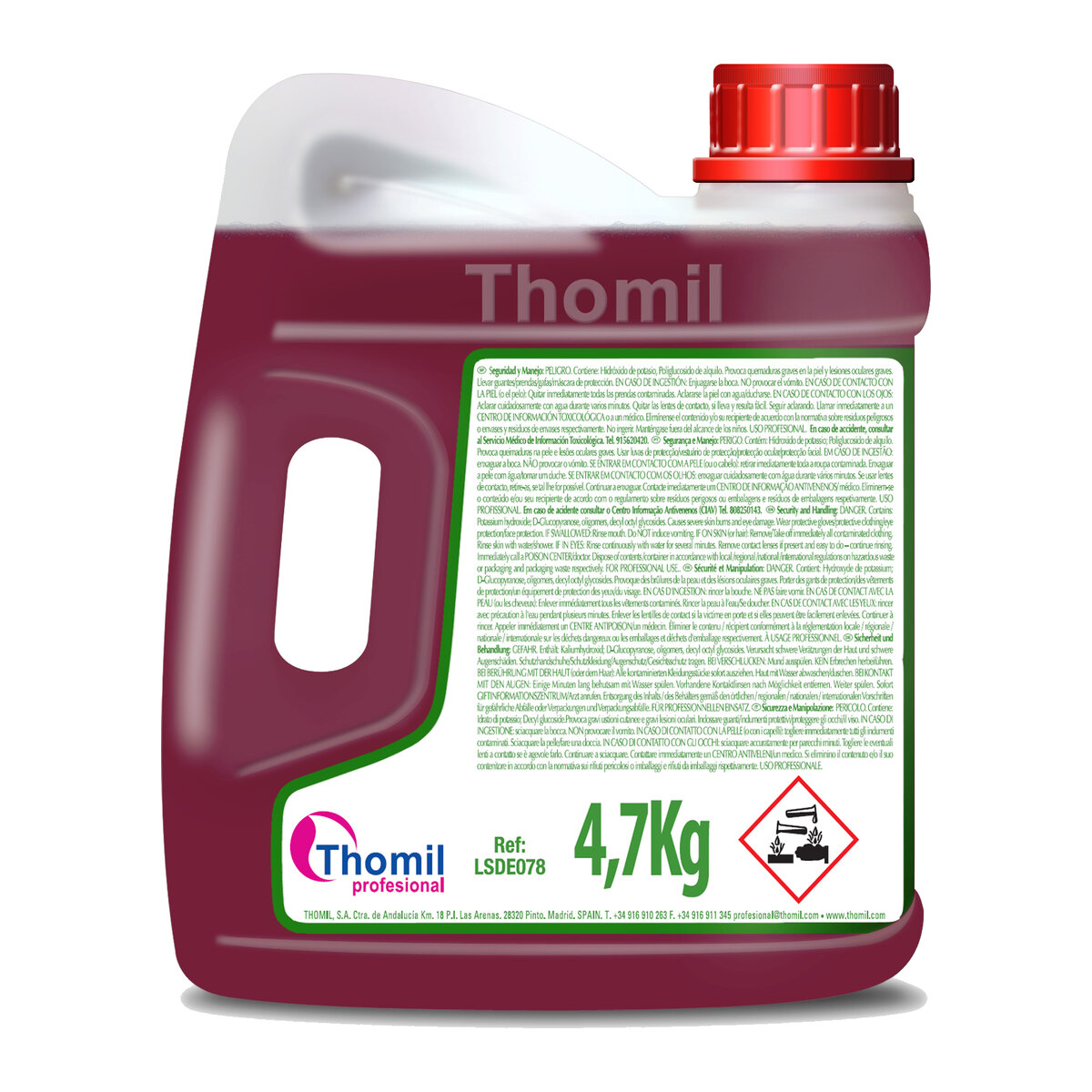 Thomil Degrass D-50, odmašćivač za ploče, rerne i nape, 4,7 kg