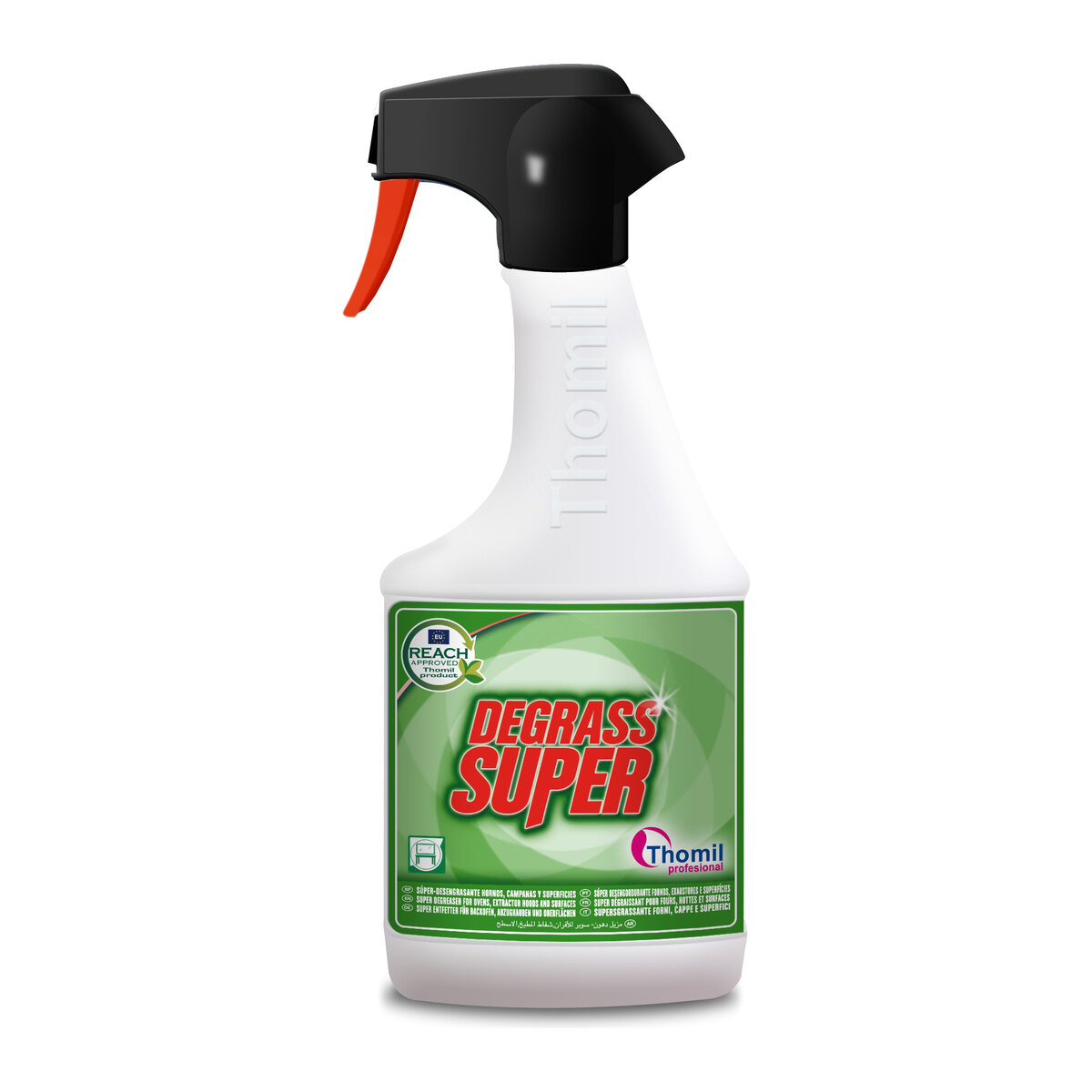 Thomil Degrass Super, odmašćivač za rerne, nape i filtere, 750 ml