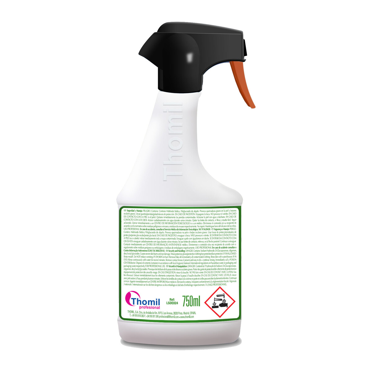 Thomil Degrass Super, odmašćivač za rerne, nape i filtere, 750 ml