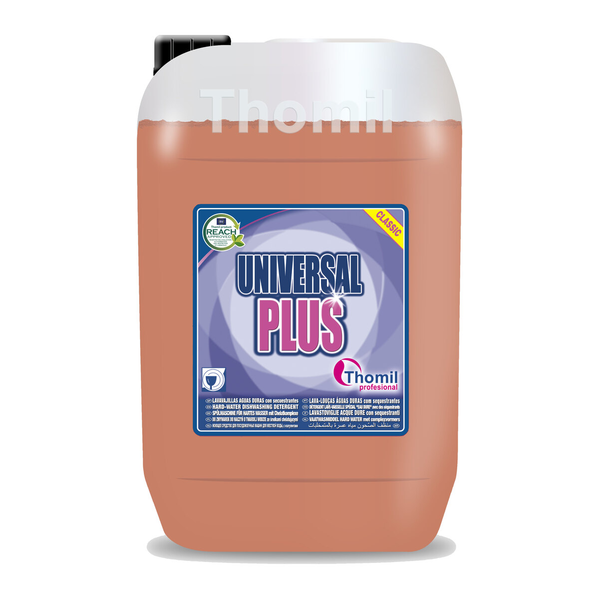 Thomil Universal Plus, deterdžent za mašinsko pranje posuđa, tvrda voda, 25 kg